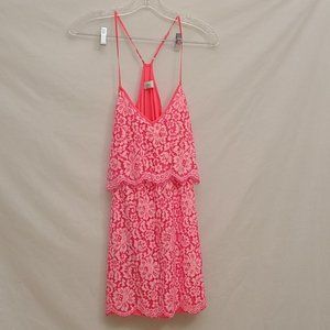 Dolce Vita Hot Pink Lace Dress